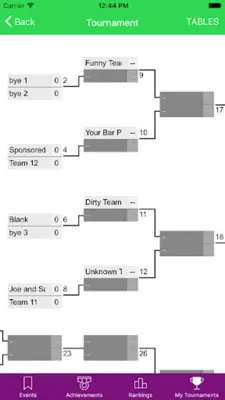 Tournament android App screenshot 2